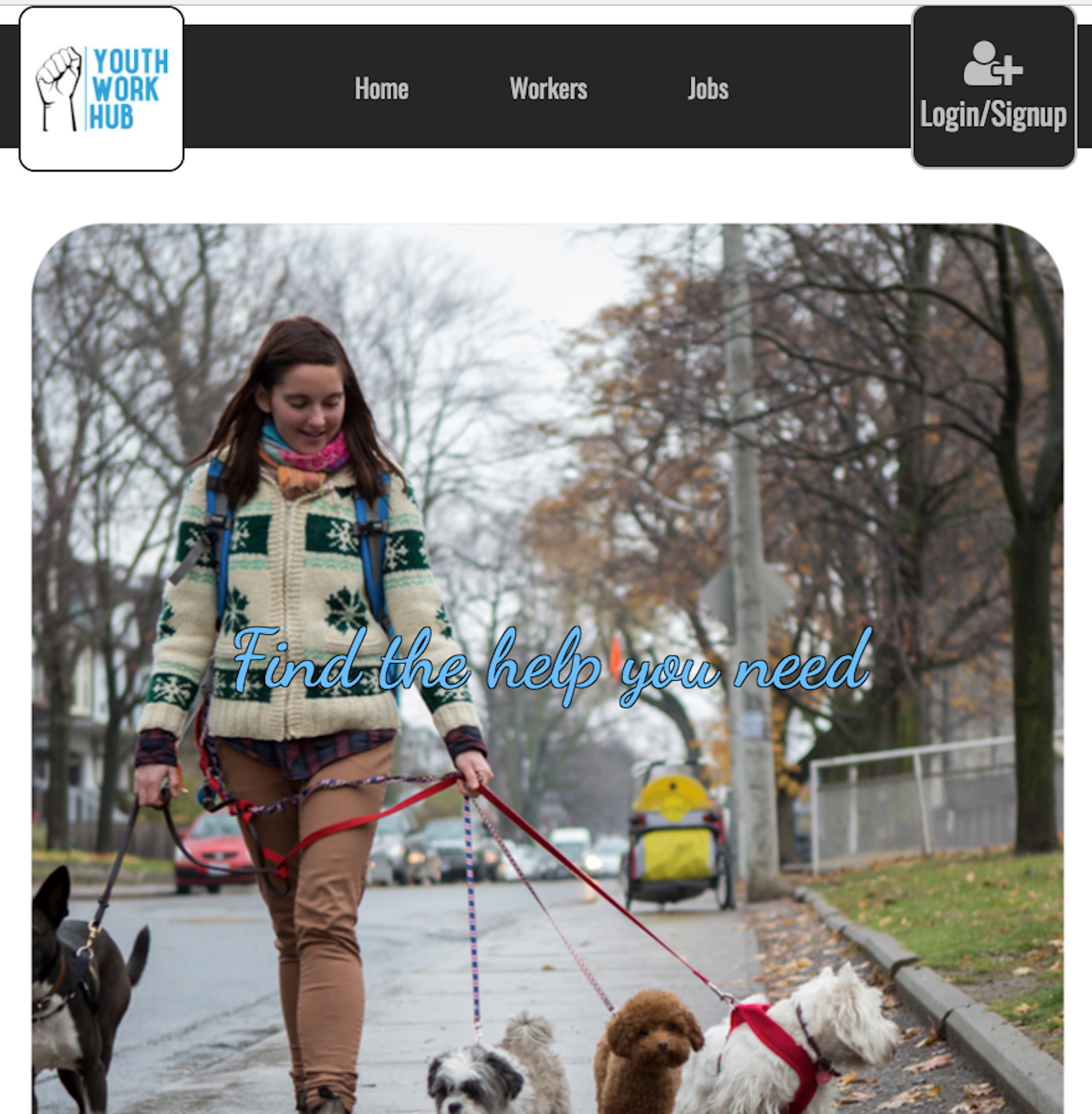 Youth Work Hub Splash Image